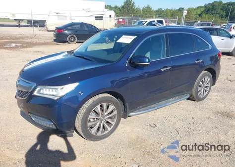 2015 Acura Mdx Technology from USA, damaged, VIN 5FRYD4H46FB013270